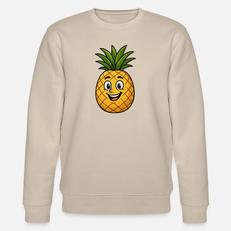 Pineapple Comic - Stanley/Stella CHANGER Unisex Organic Sweatshirt - beige