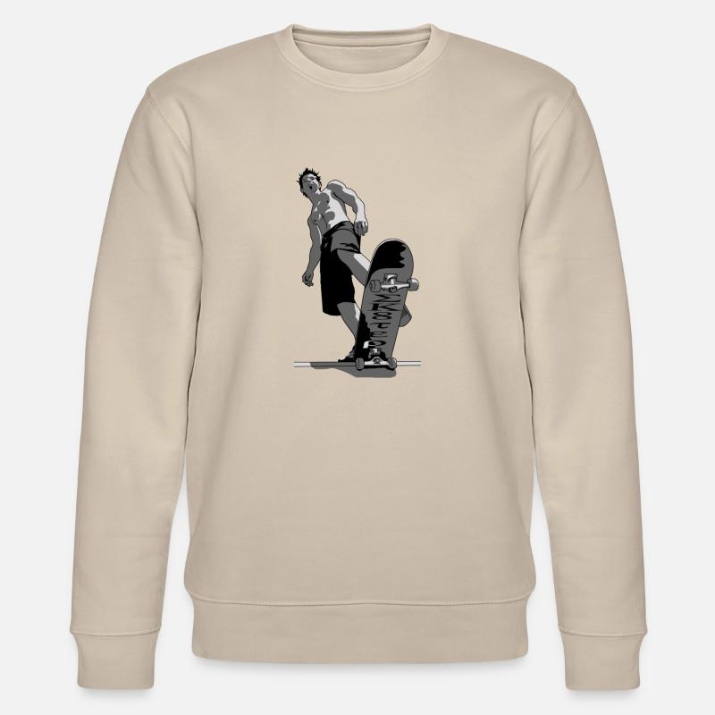 skate 03 - Stanley/Stella Unisex Bio-Sweatshirt CHANGER  - Beige
