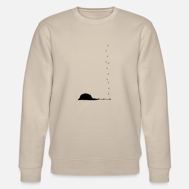 Ameisen - Stanley/Stella Unisex Bio-Sweatshirt CHANGER  - Beige
