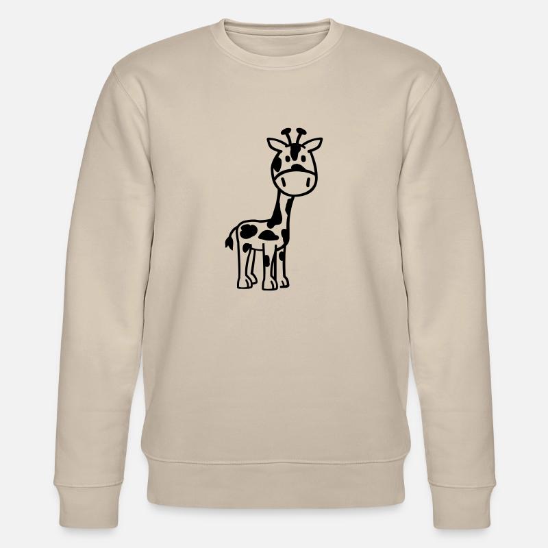 Giraffe - Stanley/Stella Unisex Bio-Sweatshirt CHANGER  - Beige