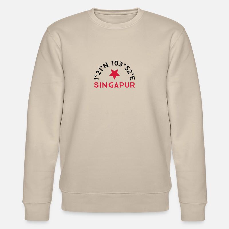 Singapur - Stanley/Stella Unisex Bio-Sweatshirt CHANGER  - Beige