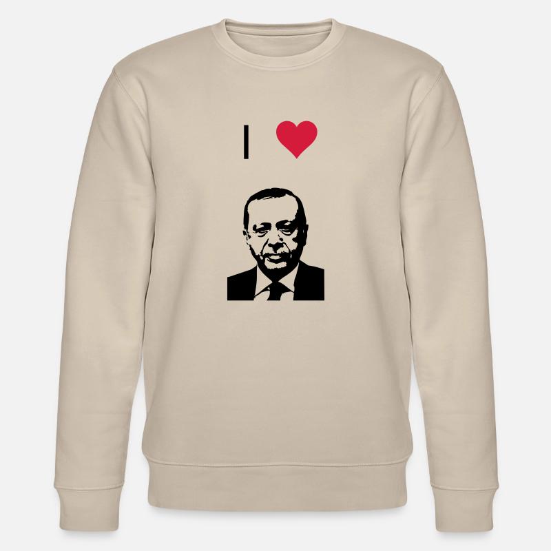 Recep Tayyip Erdoğan - Stanley/Stella Unisex Bio-Sweatshirt CHANGER  - Beige