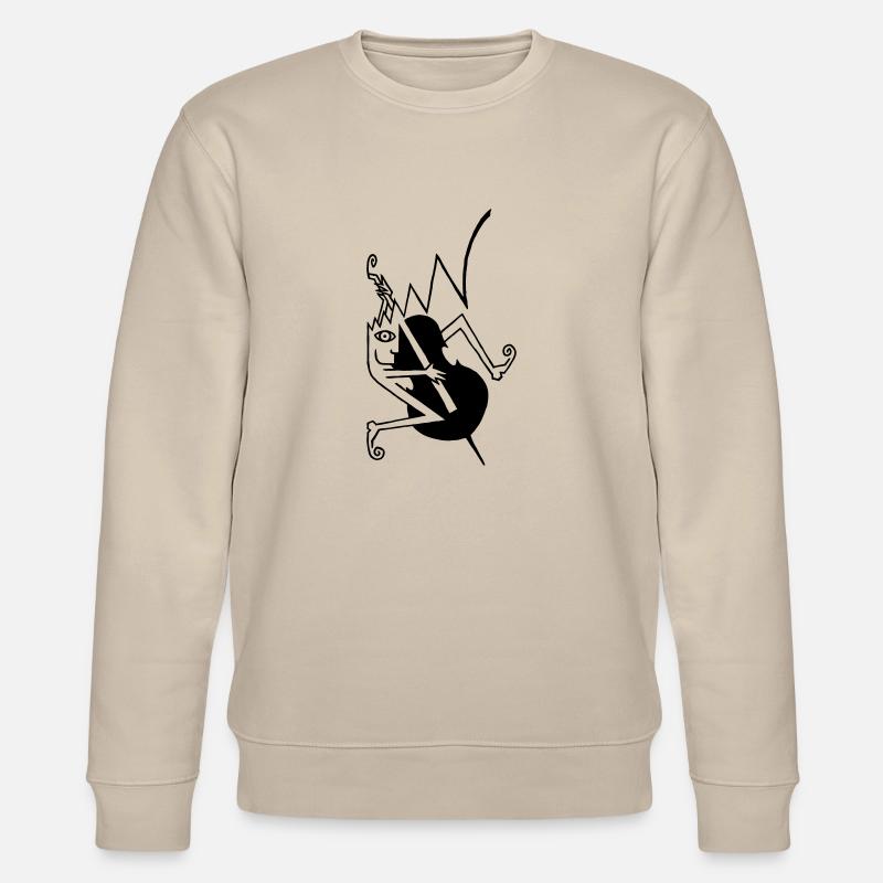 Contrebasse rockabilly / contrebasse - Sweat bio CHANGER Stanley/Stella Unisexe - beige