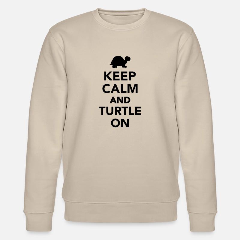 Schildkröte - Stanley/Stella Unisex Bio-Sweatshirt CHANGER  - Beige