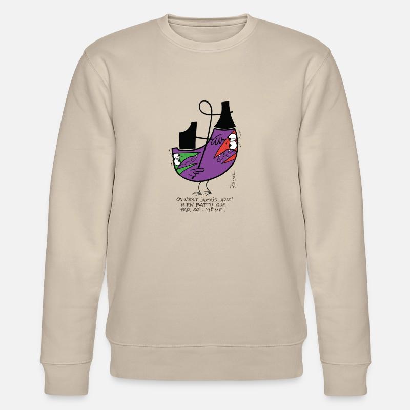 Battu par soi même - Sweat bio CHANGER Stanley/Stella Unisexe - beige