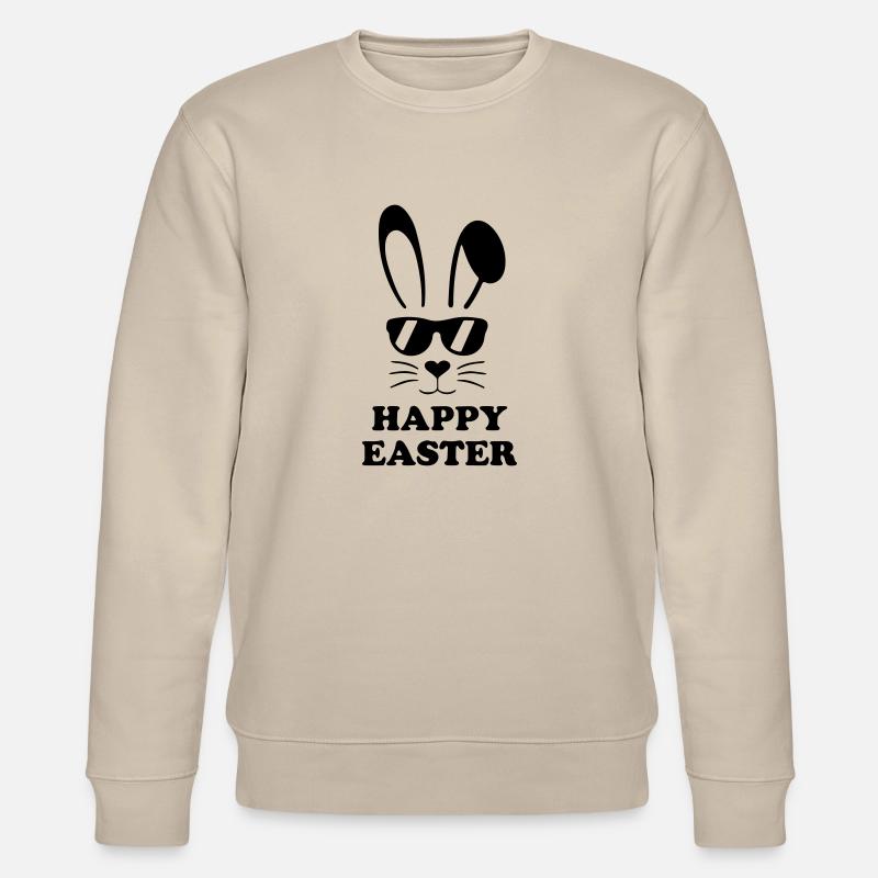 Joyeuses Pâques - Sweat bio CHANGER Stanley/Stella Unisexe - beige