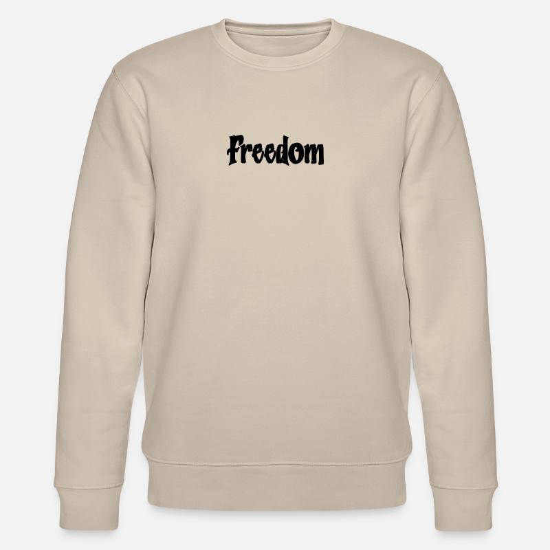 Freedom - Stanley/Stella Unisex Bio-Sweatshirt CHANGER  - Beige