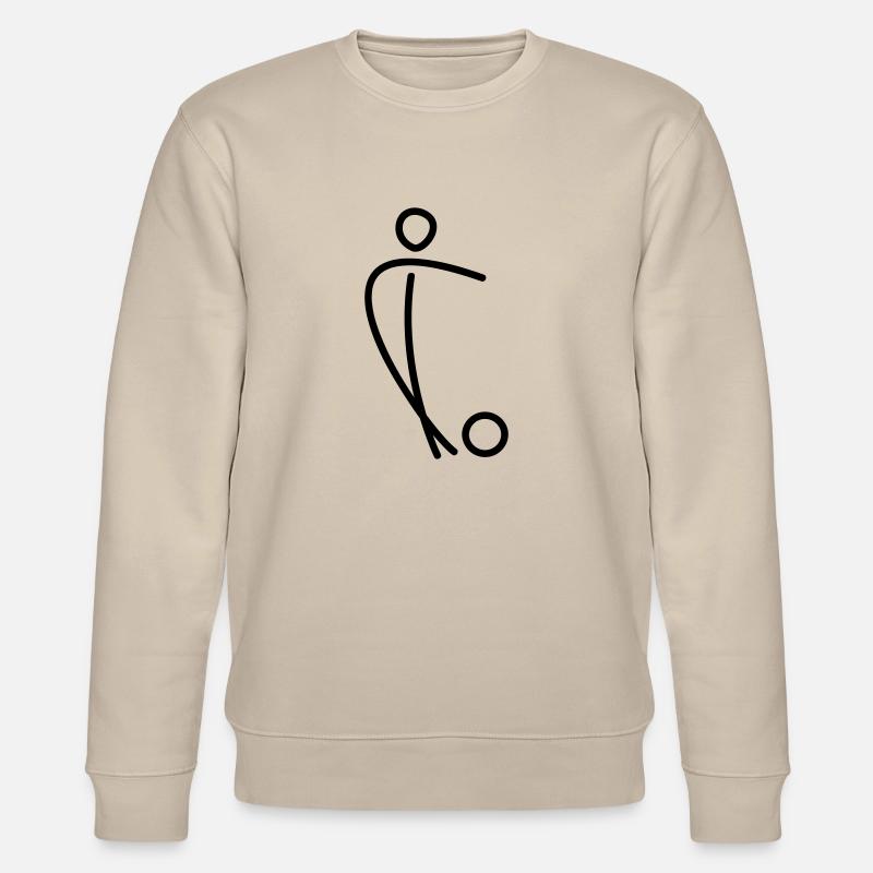 Fussball - Stanley/Stella Unisex Bio-Sweatshirt CHANGER  - Beige