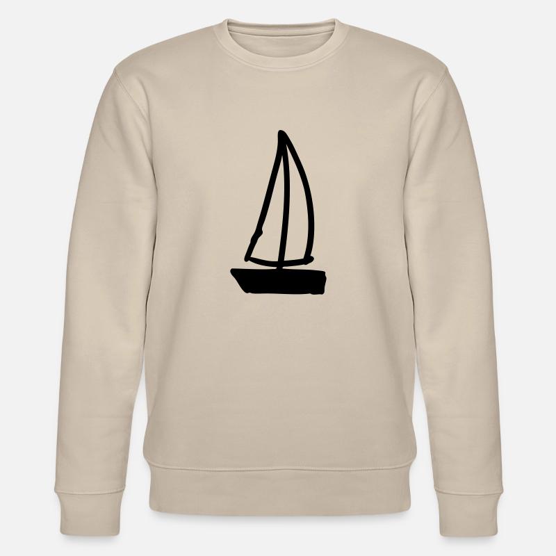 segelboot - Stanley/Stella Unisex Bio-Sweatshirt CHANGER  - Beige