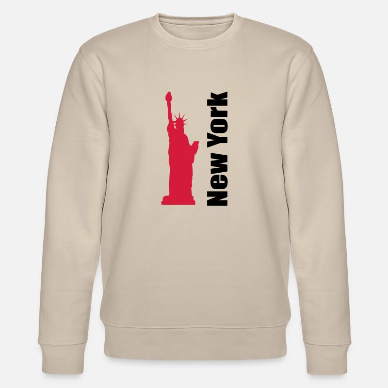 New York - Stanley/Stella Unisex Bio-Sweatshirt CHANGER  - Beige
