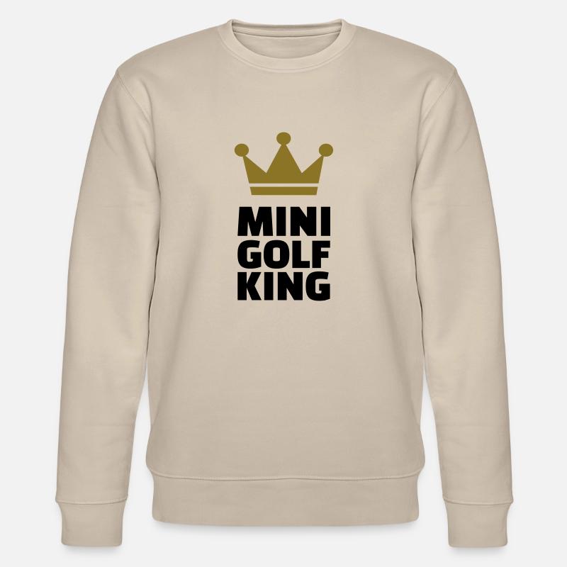 Minigolf King - Stanley/Stella Unisex Bio-Sweatshirt CHANGER  - Beige