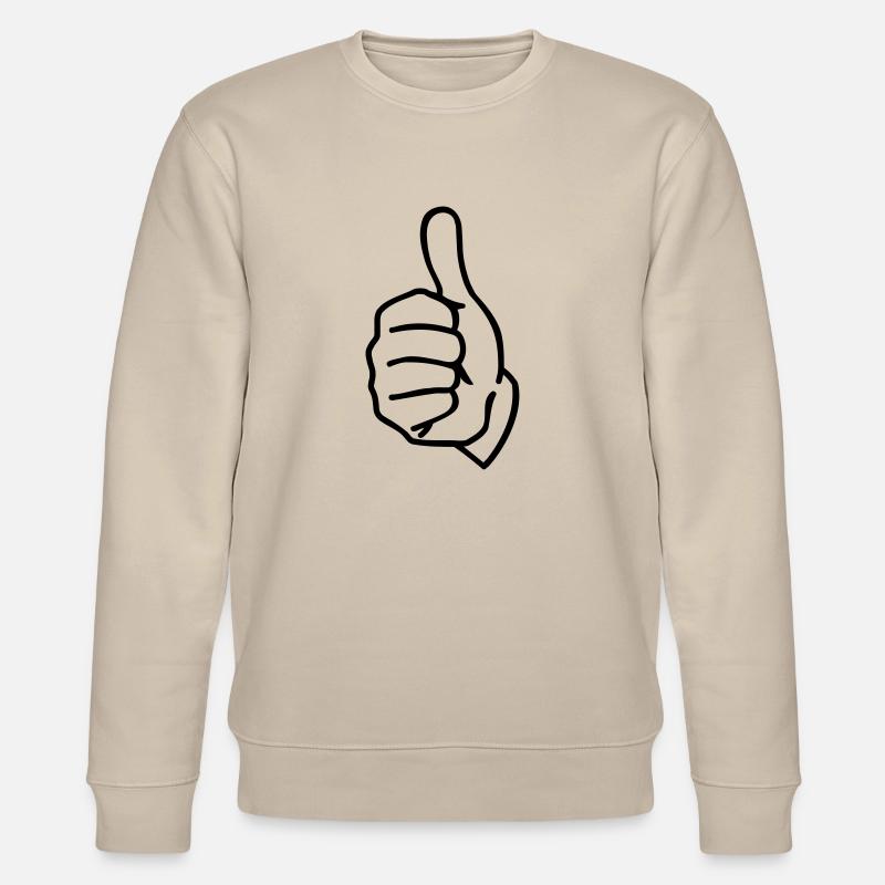 Daumen - Stanley/Stella Unisex Bio-Sweatshirt CHANGER  - Beige