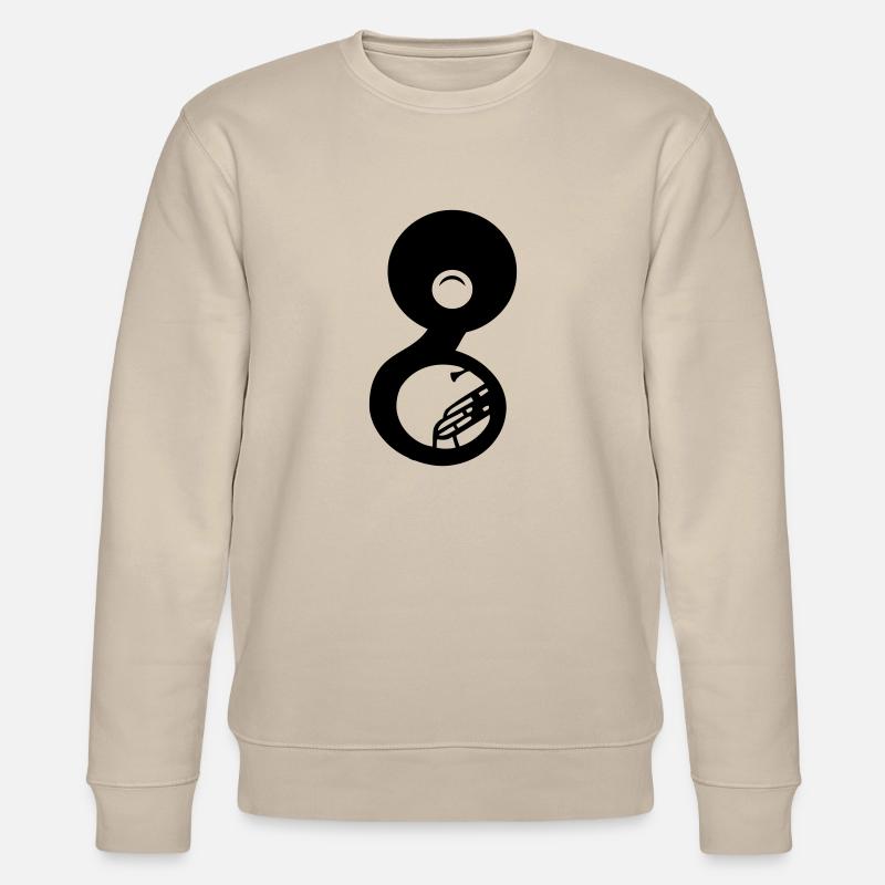 sousaphone. - Stanley/Stella Unisex Bio-Sweatshirt CHANGER  - Beige
