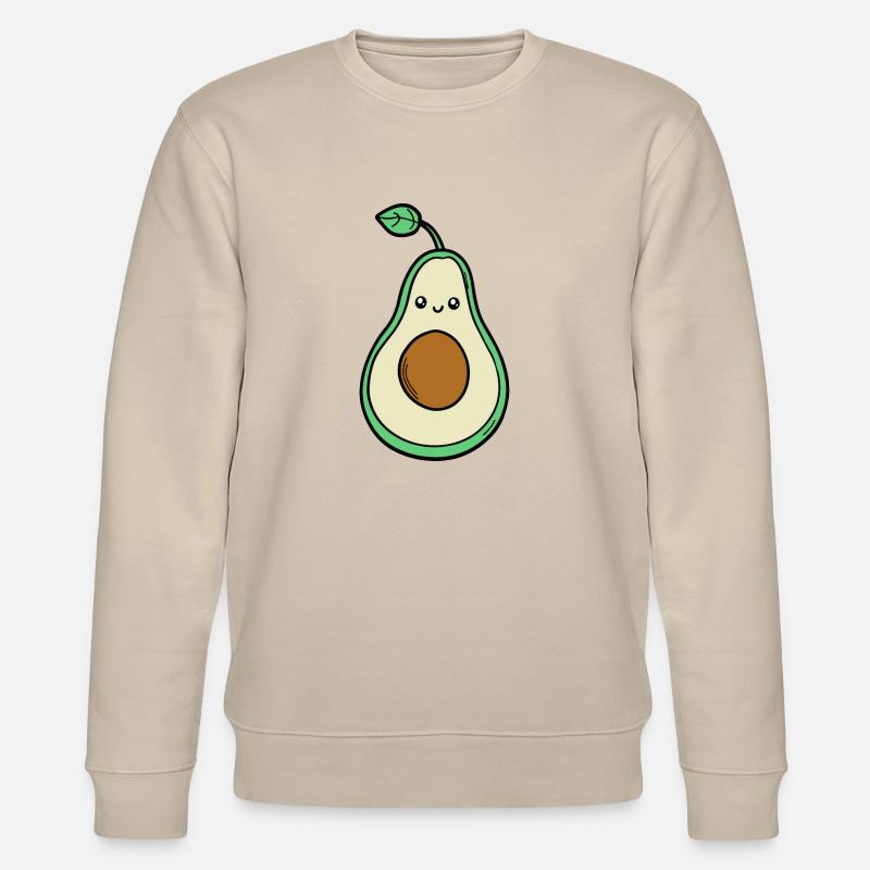 avocado boi - Stanley/Stella Unisex Bio-Sweatshirt CHANGER  - Beige