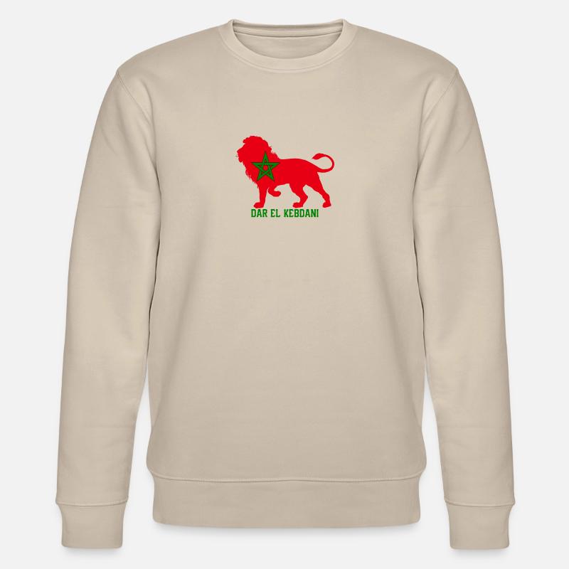 DAR EL KEBDANI - Stanley/Stella Unisex Bio-Sweatshirt CHANGER  - Beige