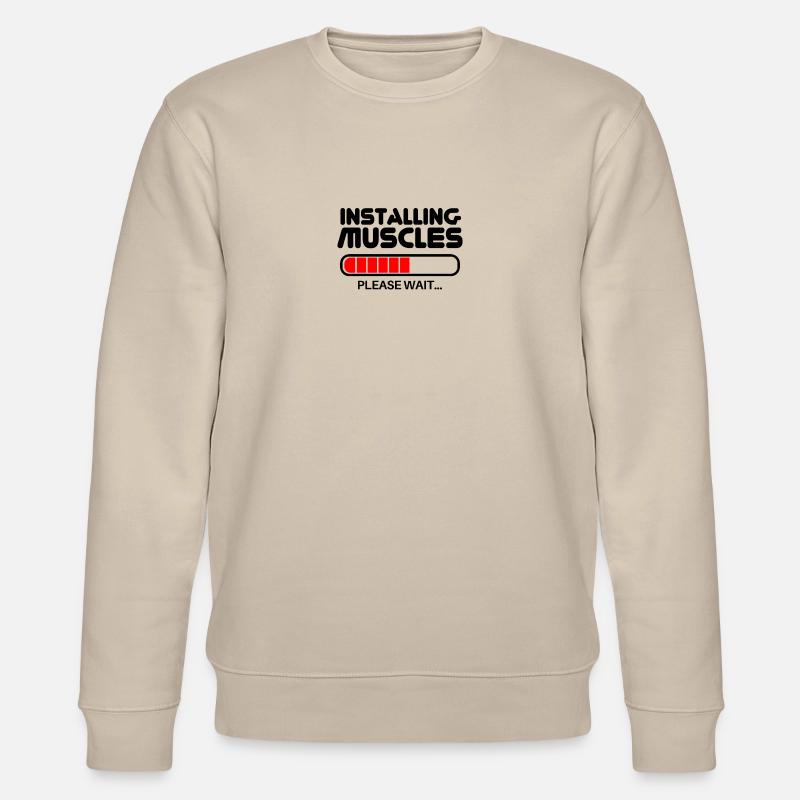 Installing Muscles - Stanley/Stella Unisex Bio-Sweatshirt CHANGER  - Beige