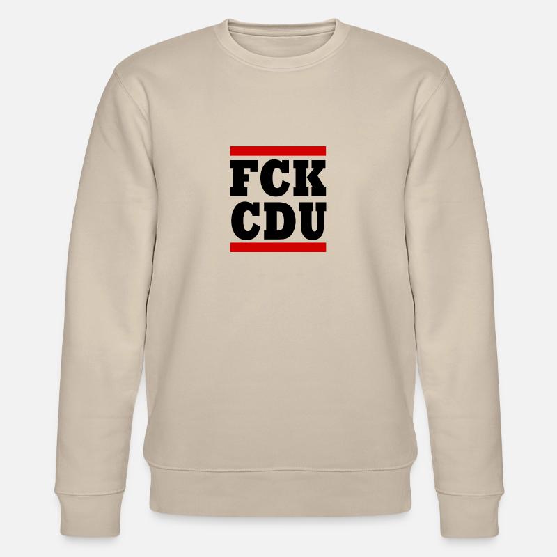 Fck cdu - Stanley/Stella Unisex Bio-Sweatshirt CHANGER  - Beige