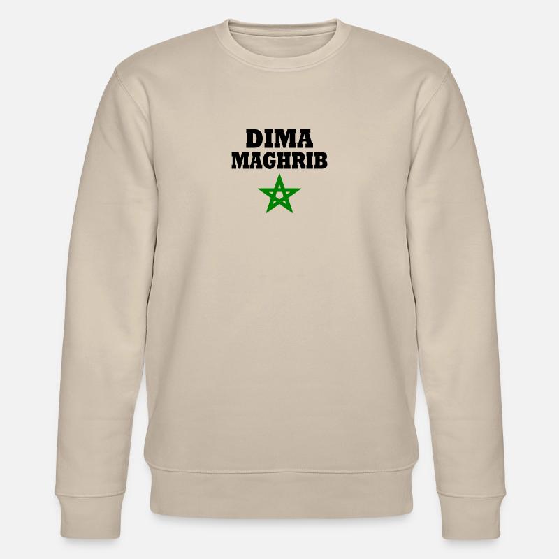 Dima maghreb - Stanley/Stella Unisex Bio-Sweatshirt CHANGER  - Beige
