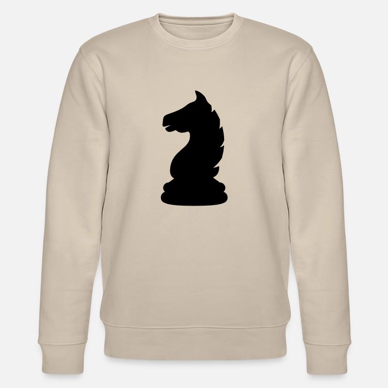 Springer Figur Schach - Stanley/Stella Unisex Bio-Sweatshirt CHANGER  - Beige