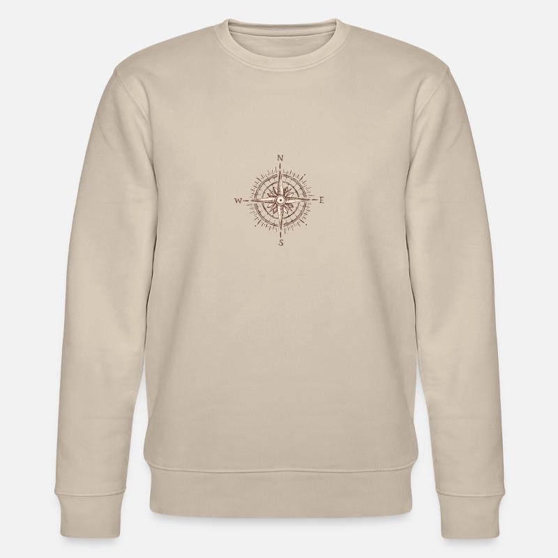 Compass - Stanley/Stella Unisex Bio-Sweatshirt CHANGER  - Beige