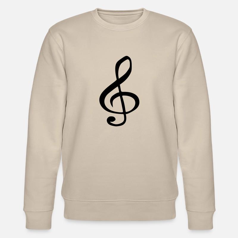 musiknote - Stanley/Stella Unisex Bio-Sweatshirt CHANGER  - Beige