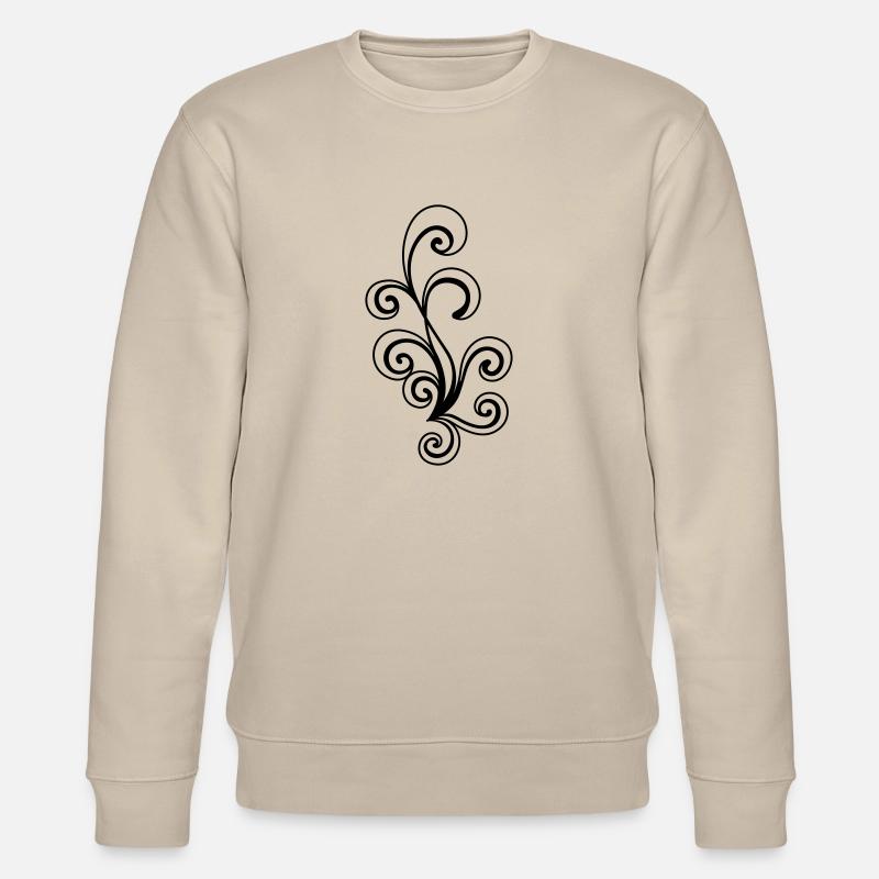 verzierung abstrakt - Stanley/Stella Unisex Bio-Sweatshirt CHANGER  - Beige