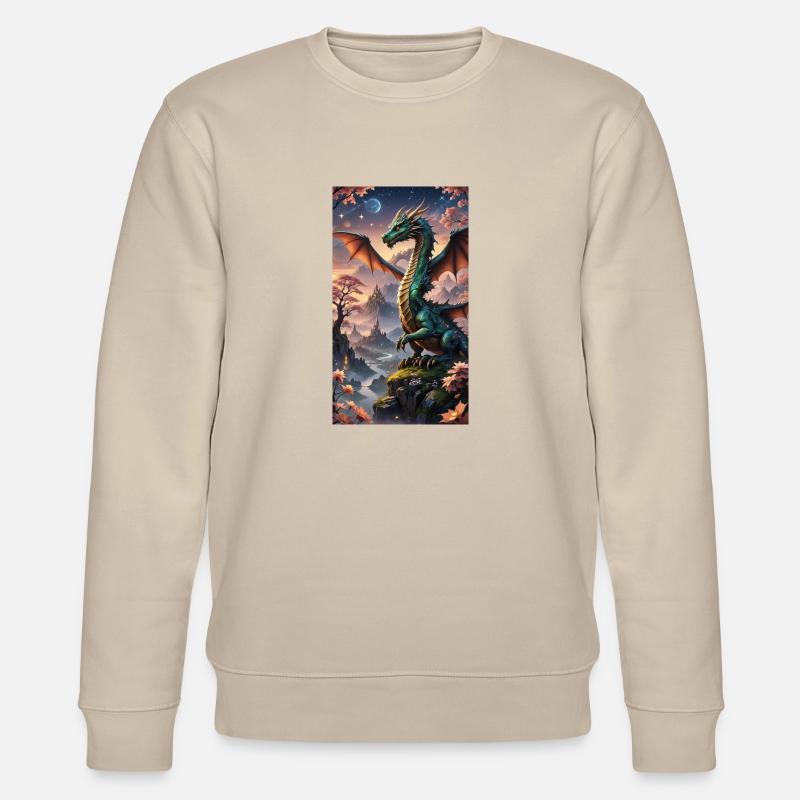 Drachen 4 - Stanley/Stella Unisex Bio-Sweatshirt CHANGER  - Beige