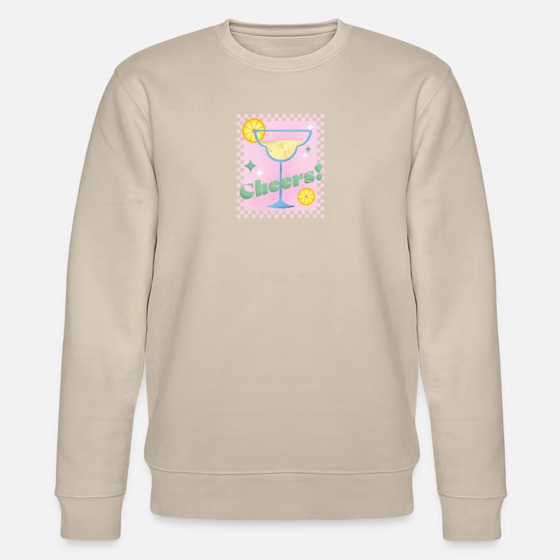 Cocktail - Pink - Stanley/Stella Unisex Bio-Sweatshirt CHANGER  - Beige
