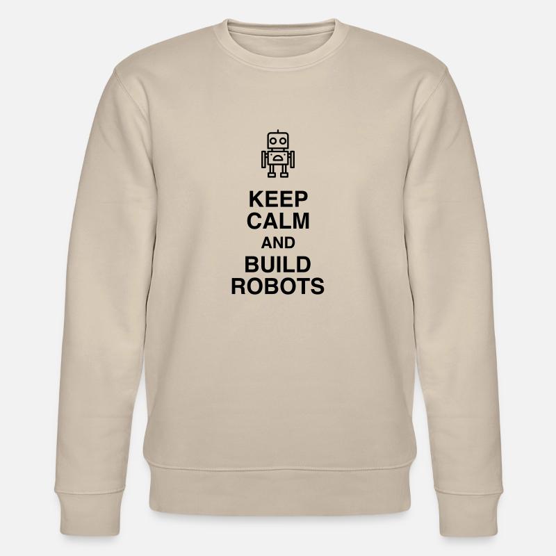 Robotik / Roboter / Robot / Robotics - Stanley/Stella Unisex Bio-Sweatshirt CHANGER  - Beige