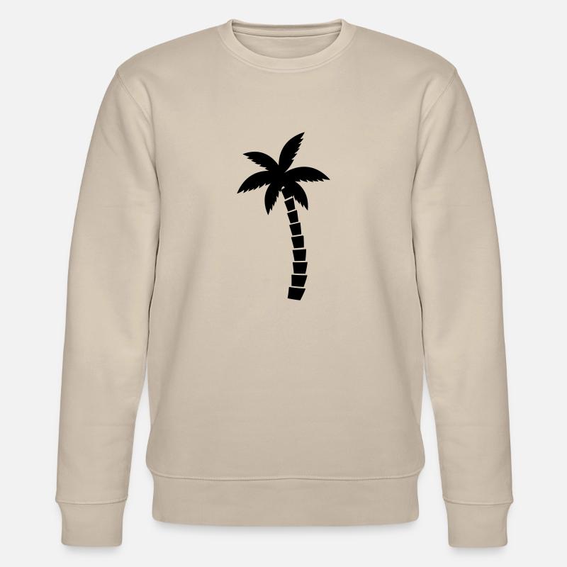 Palmier - Sweat bio CHANGER Stanley/Stella Unisexe - beige
