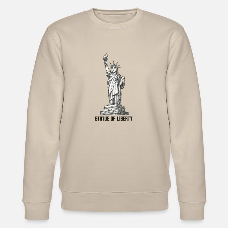 Freiheitsstatue - Stanley/Stella Unisex Bio-Sweatshirt CHANGER  - Beige