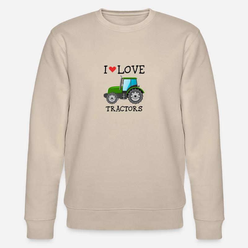 J'AIME TRACTEURS - Sweat bio CHANGER Stanley/Stella Unisexe - beige