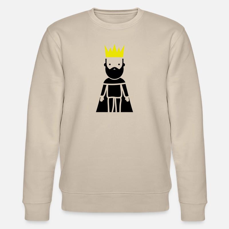 Sa Majesté le Roi - Sweat bio CHANGER Stanley/Stella Unisexe - beige