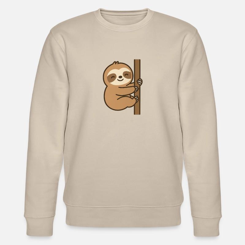 Faultierhängen - Stanley/Stella Unisex Bio-Sweatshirt CHANGER  - Beige