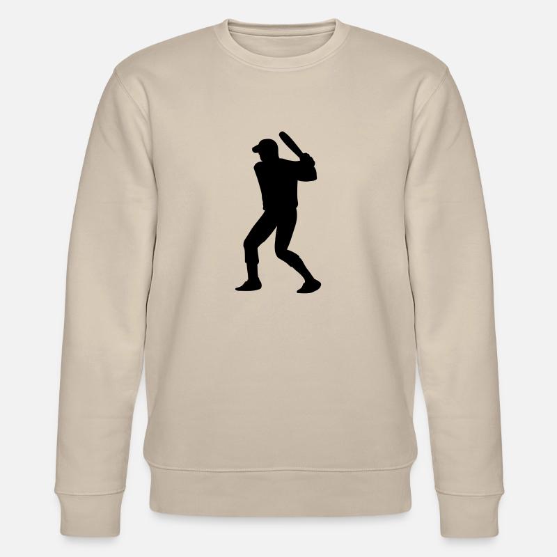 Baseball-Player - Stanley/Stella Unisex Bio-Sweatshirt CHANGER  - Beige