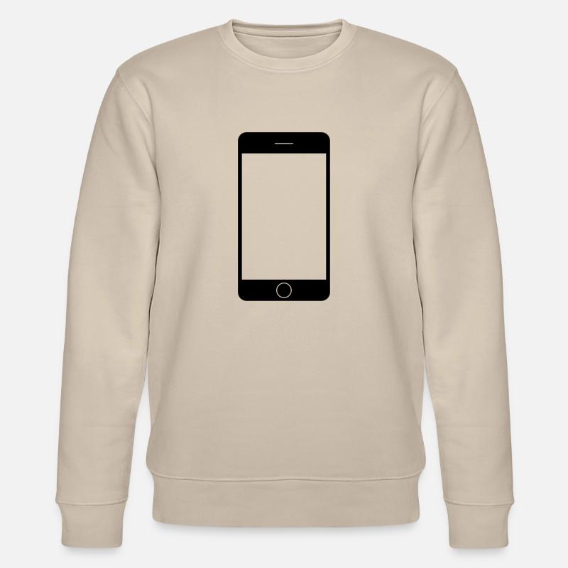 Handy Smartphone - Stanley/Stella Unisex Bio-Sweatshirt CHANGER  - Beige