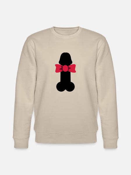 Penis gift, Sir Dick - Stanley/Stella CHANGER Unisex Organic Sweatshirt - beige