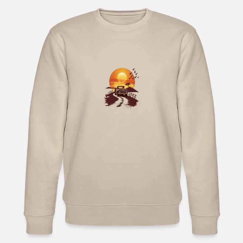 Sunset Road Classique Pick-up - Sweat bio CHANGER Stanley/Stella Unisexe - beige