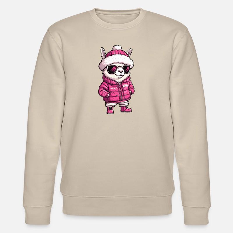 Alpaga Lama Cool BD - Sweat bio CHANGER Stanley/Stella Unisexe - beige