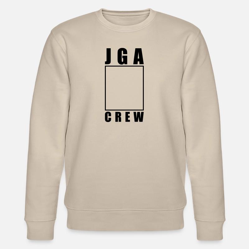 JGA Crew Leer - Stanley/Stella Unisex Bio-Sweatshirt CHANGER  - Beige