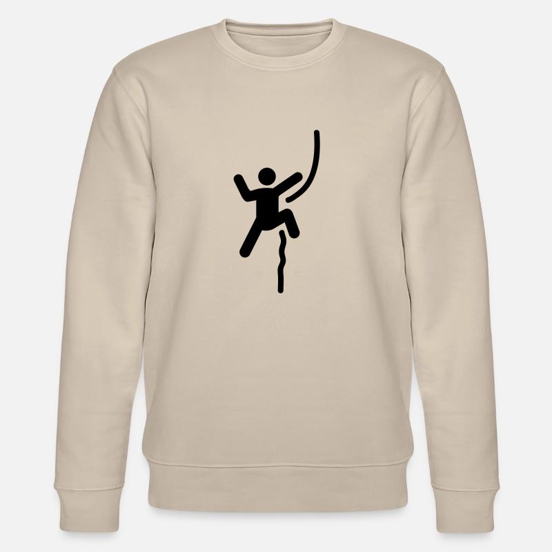 klettern_f1 - Sweat bio CHANGER Stanley/Stella Unisexe - beige