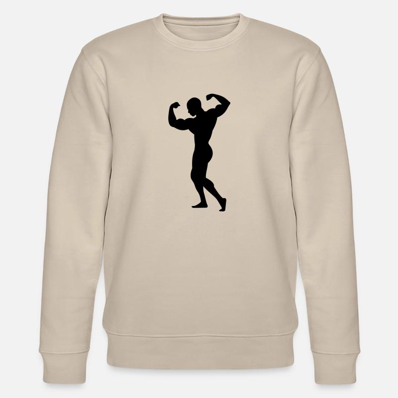 Adonis - Ein starker Mann - Stanley/Stella Unisex Bio-Sweatshirt CHANGER  - Beige