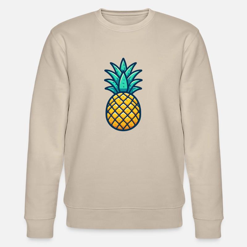 Ananas - Stanley/Stella Unisex Bio-Sweatshirt CHANGER  - Beige