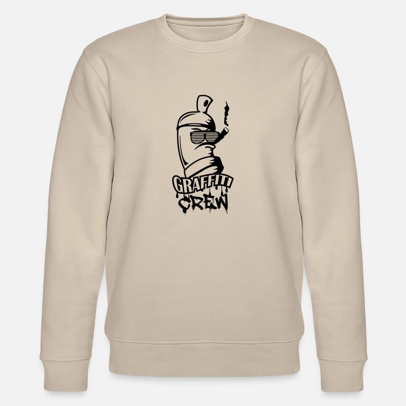 graffiti crew - Stanley/Stella Unisex Bio-Sweatshirt CHANGER  - Beige