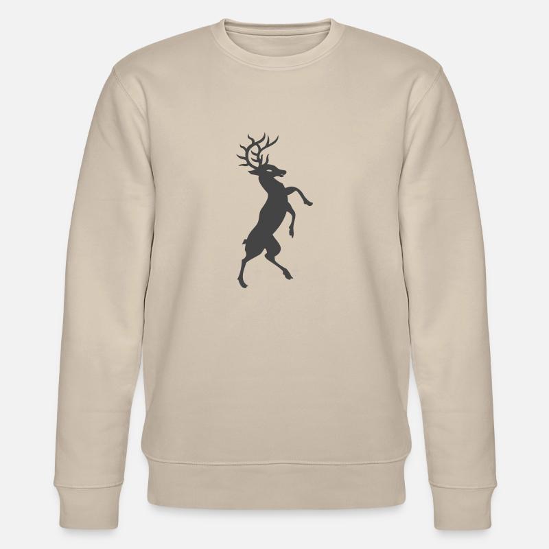 deer - Stanley/Stella Unisex Bio-Sweatshirt CHANGER  - Beige