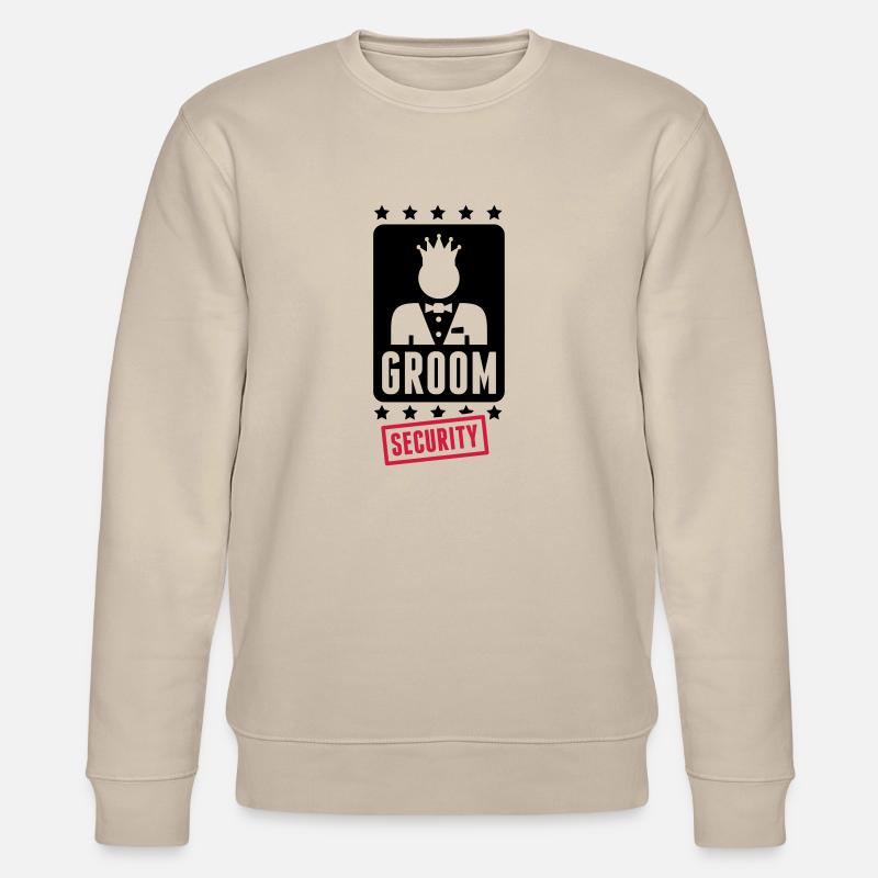 groom_security_1_f2 - Stanley/Stella Unisex Bio-Sweatshirt CHANGER  - Beige