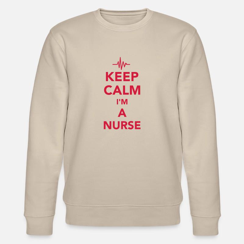 Krankenschwester - Stanley/Stella Unisex Bio-Sweatshirt CHANGER - Beige