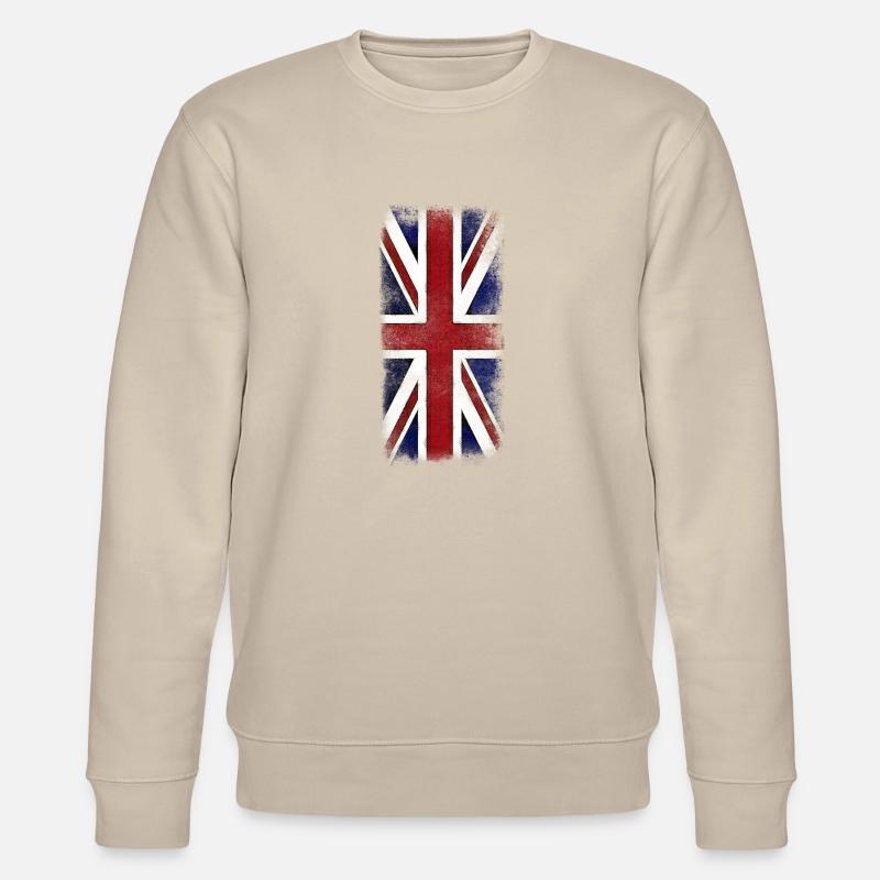 union jack - Stanley/Stella CHANGER Unisex Organic Sweatshirt - beige