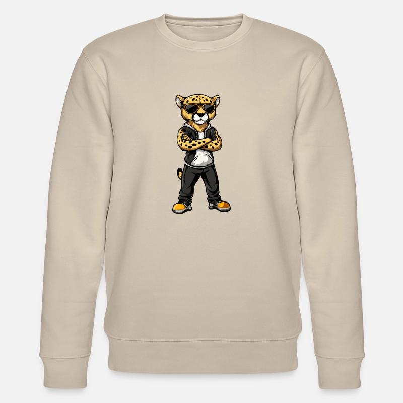 gepard - Stanley/Stella Unisex Bio-Sweatshirt CHANGER  - Beige