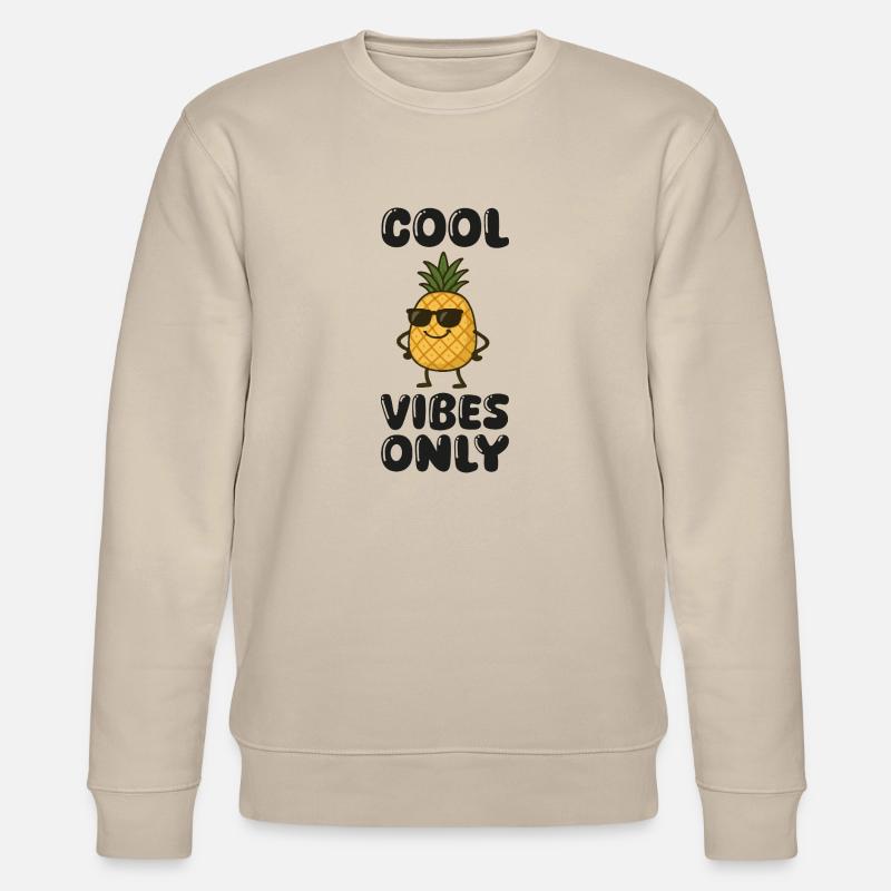 Pineapple Comic - Stanley/Stella CHANGER Unisex Organic Sweatshirt - beige